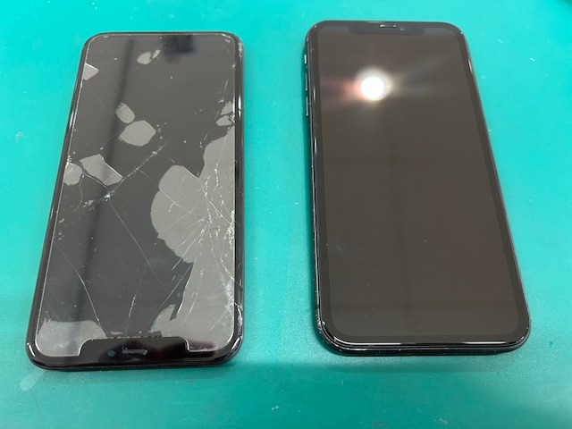 iPhone 11（アイフォンイレブン）┃画面割れを修理いたしました★スマホ修理工房高岡赤祖父店